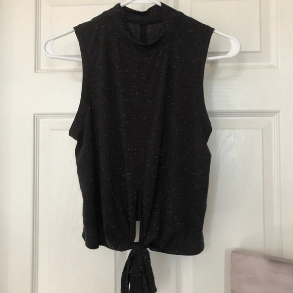 ! Lululemon Time to Restore Mock Neck Tank black/white - Picture 4 of 7